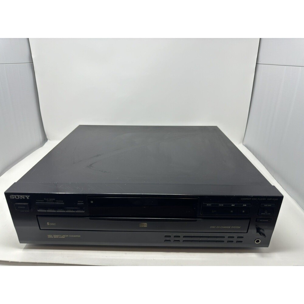 Sony CDP-C335 5 Disc CD Changer/Player No Remote - Tested And Working